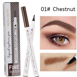 4 Colors Natural Eyebrow Pen Waterproof Four-Claw Eye Brow Liner Makeup Eyebrow Pencil Cosmetics (4)