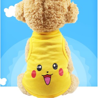 [COD] Pikachu Pet Sando Shirt for Dogs Cat Rabbit Etc