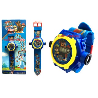 MOVIE TV CHARACTER KIDS DIGITAL PROJECTOR WATCH with 21 VIEW GRIDS