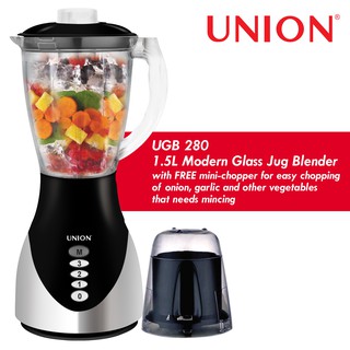 Union UGB-280 1.5L Modern Chrome Blender