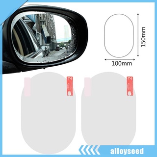 （alloyseed） 2x Car Side Mirror Anti Fog Rainproof Film Rearview Mirror Protective Films