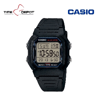Casio W-800H-1AVDF Digital Black Resin Strap Watch For Men