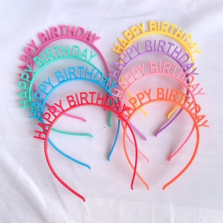 Birthday Hat Candy Color Happy Birthday English Headband Girl Photo Headband Dress Up Birthday Party Headdress Yoursecretzone.ph