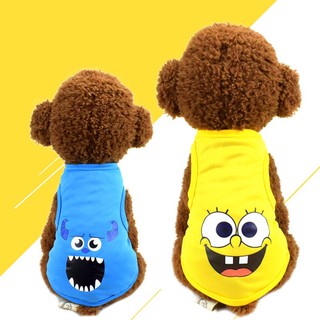 MiNiCo~PET dog puppy clothes cute Cartoon summer pet vest