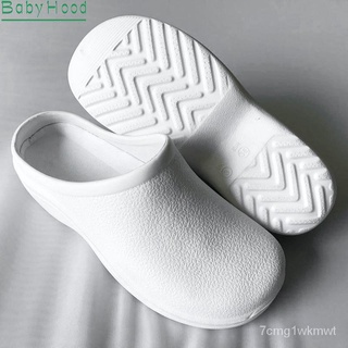 Chef Shoes 4.5-7 Women Men Slip-on Chef Sandal Shoes Safety Loafers Kitchen Mules Clogs Cook Garden