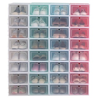 Candy Color Shoe Box Foldable Drawer Case Storage Organizer COD (1)
