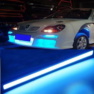 [Ready stock]2PCS Blue Super Bright Car COB LED Lights DRL Fog Driving Lamp Waterproof DC 12V 17CM