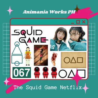 『Netflix Sticker』The Squid Game Netflix K-Drama Waterproof Stickers