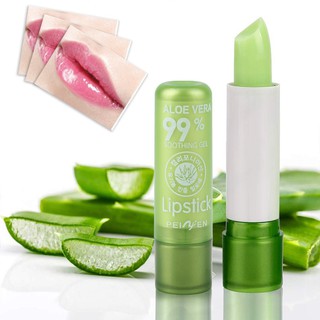 Portable Size Natural Plant Aloe Gel Lip Balm Lipstick Moisturizing Lip Stick