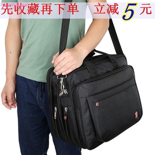 Handbags men s business briefcases men s bags shoulder messenger bag large-capacity oxford cloth bag