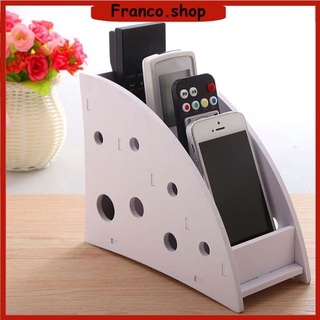 FRNC Creative Wood Mobile Phone Holder Remote Control Holder Storage Box Multi-function