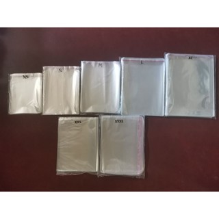 500pcs Clear OPP Plastic with Adhesive