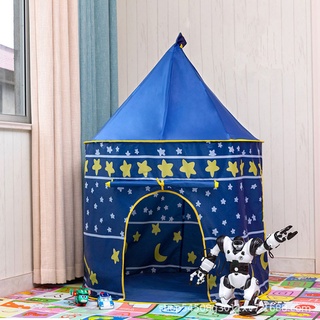 ONESOURCE Castle Tent Kids Tent Cubby House Play House Tent Portable Folding Camping Kids Tent Color (9)