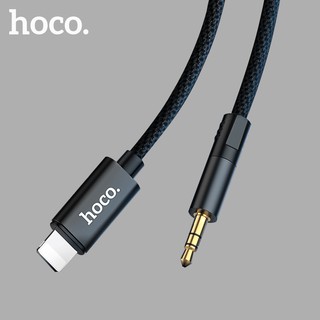 Hoco 3.5mm Jack AUX Cable For iphone Lightning Earphone hifi Stereo Sound Speaker Cable For iphone 11 pro max xr xs max 8