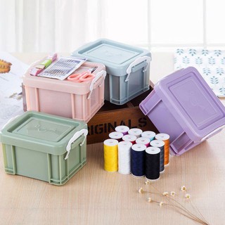 Best Household sewing box set sewing kit hand suture sewing tool portable sewing sewing storage boxT