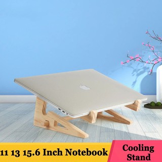 2 in 1 Wood Laptop Stand Holder Increased Height Storage stand Notebook Vertical Base Cooling Stand (1)