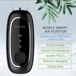 Wearable Air Purifier Necklace Mini Negative Ion Generator PHON