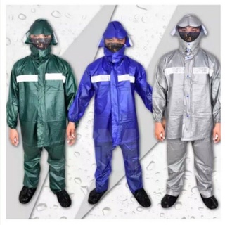 【Ready Stock】☎912 kapote, rain pants at raincoat set，922 Safety reflective raincoat for motorcycle r