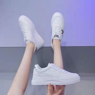 Korean rubber white shoes fashion sneakers for women (4)