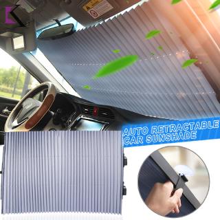 Retractable Car Windshield Sun Shade Curtain UV Protection Sun Visor Blocks Cover Outdoor