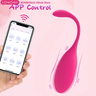 BOMBOMDA 9 Frequency Vibrator G-spot Massage Silicone Wireless APP Remote Control Bluetooth Connect