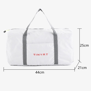TINYAT Women Travel Bag Waterproof Weekender Bags Oxford Cloth Luggages Handbag Shoulder Bag Dry and Wet Pink