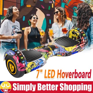 Smart Balance Electric Skateboard Hoverboard 7 İnch For Children Kids