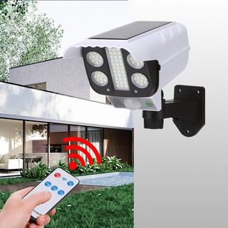 WJF Fake CCTV solar sensor light