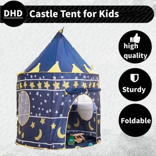 ⭐DHD⭐ Portable kid camping tent castle tent Pop Up Play Tent For Kids