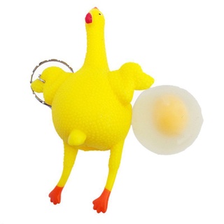 Funny Spoof Tricky Novelty Gadget Vent Chicken Keychain Toy k99S