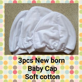 New Born Baby Cap White