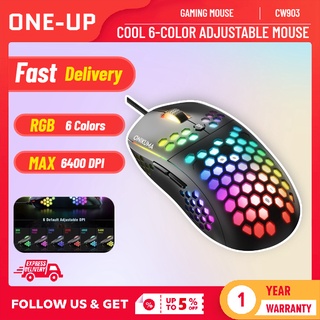ONIKUMA CW903 RGB Gaming Mouse 6-speed DPI Adjustable Light Wired Mice For PC Computer