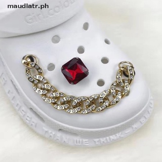 maud Chain Shoe Charms Metal Charm Decoration for Croc Clog Shoes Pendant Buckle Tool .