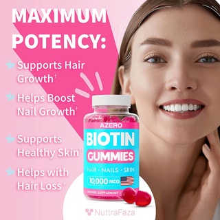 Biotin Gummies Natures Bounty Hair Skin Nails Vitamins Biotin Supplement Sugar Bear Hair Vitamins