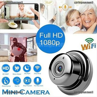 [springevenwell] 1080P mini camera WIFI camera wireless surveillance camera baby monitor V380 Pro