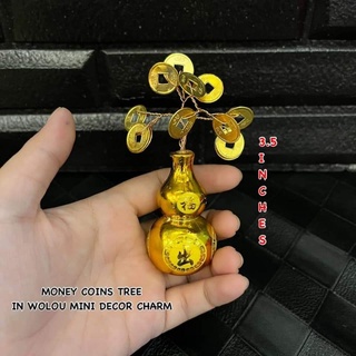 LUCKY CHARM 999 MONEY COINS TREE IN WOLOU MINI DECOR CHARM