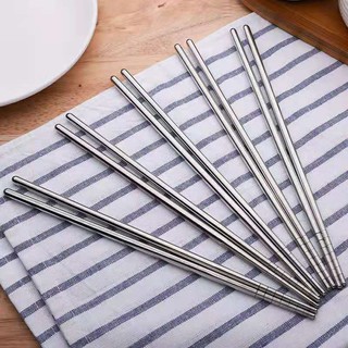 Korean Chinese Wooden or Stainless and Chopsticks High Quality 1 Pair