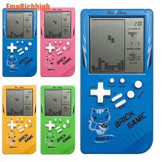 [[EmpRichhigh]] Portable Game Console Tetris Handheld Game Players Mini Electronic Game Toys