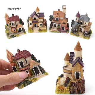 Miniature House Fairy Garden Micro Landscape Home Decoration Resin Craft Decor