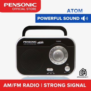 paper size Pensonic Atom Portable AM/FM Radio (Black)