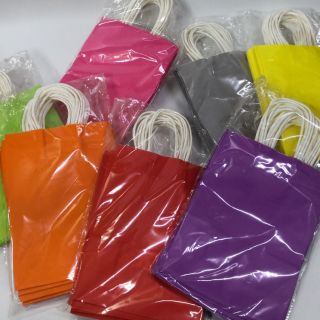 12PCS!! Plain color paper bag/loot bag 1pack (12 pcs.) OWN PACK IS AVAILAVLE FOR MORE ORDER (1)