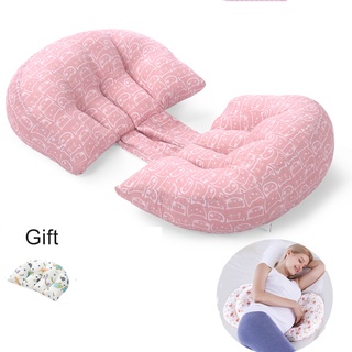 Multi-function U Shape Pregnant Belly Support Pillow Belly Support Side Sleeping Cushion Pregnant
