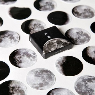 45PCs/Set Moon Phase Stickers DIY for Diary Notebook Planner Stationery