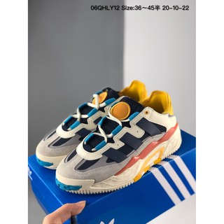 Original Spot Adidas's new NITEBALL casual sport sneaker with clovers and reflective retro daddy shoes