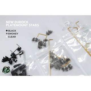 Durock Platemount Platemounted Stabilizers (Stock/Clipped+Lubed+Holee) NEW VARIANTS!