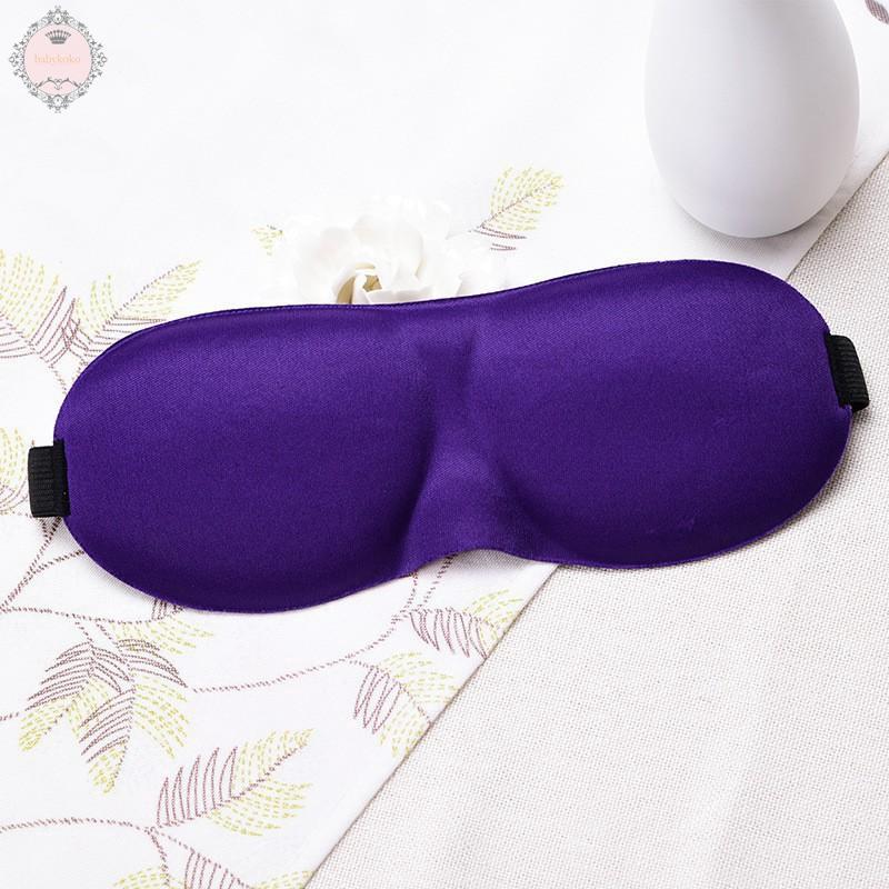 3D Eye Sleeping Rest Mask Soft Sponge Cover Shade Blinder Travel Sleep Blindfold (4)