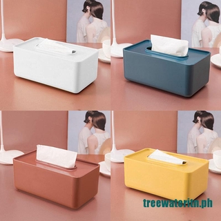 【Hot】Nordic Style Plastic Tissue Box Paper Towel Tissue Case Holder Table Organize