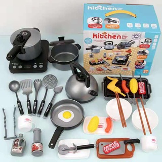 Kids Home Kitchen Play Set Kitchen Toys Cooking Toy Set