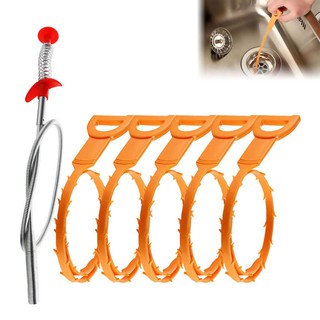 Pipe Dredger Clog Remover Tool Set Drain Clog Remover Hair Pipe Bathtub Shower Toilet Sink And Drain