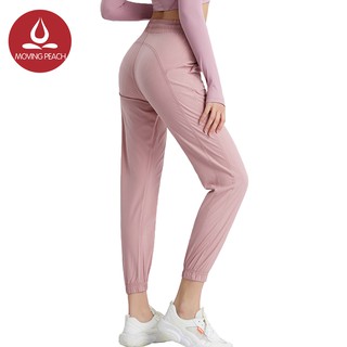 MOVING PEACH Women Sports Pants Loose Quick drying Running Training Bottom CLH